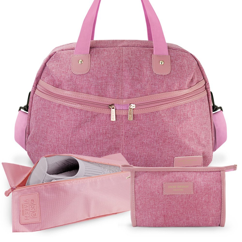 Bolsa de Viagem/ Academia, Necessaire Envelope, Porta Sapatos - Jacki Design  Azul Rosa 9