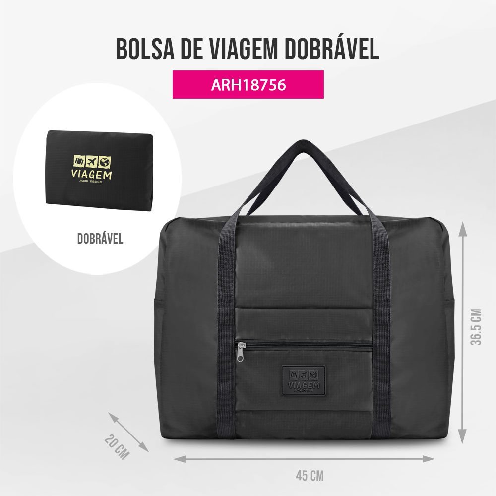 Kit Organizador de Malas 6pcs, Bolsa Dobrável GG -Azul Preto 8