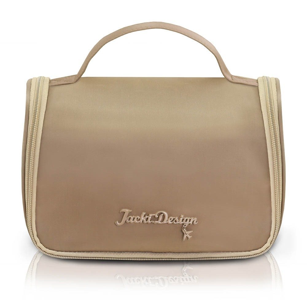 Necessaire de Viagem c/ Gancho - Premium Amarelo Claro Marrom 9