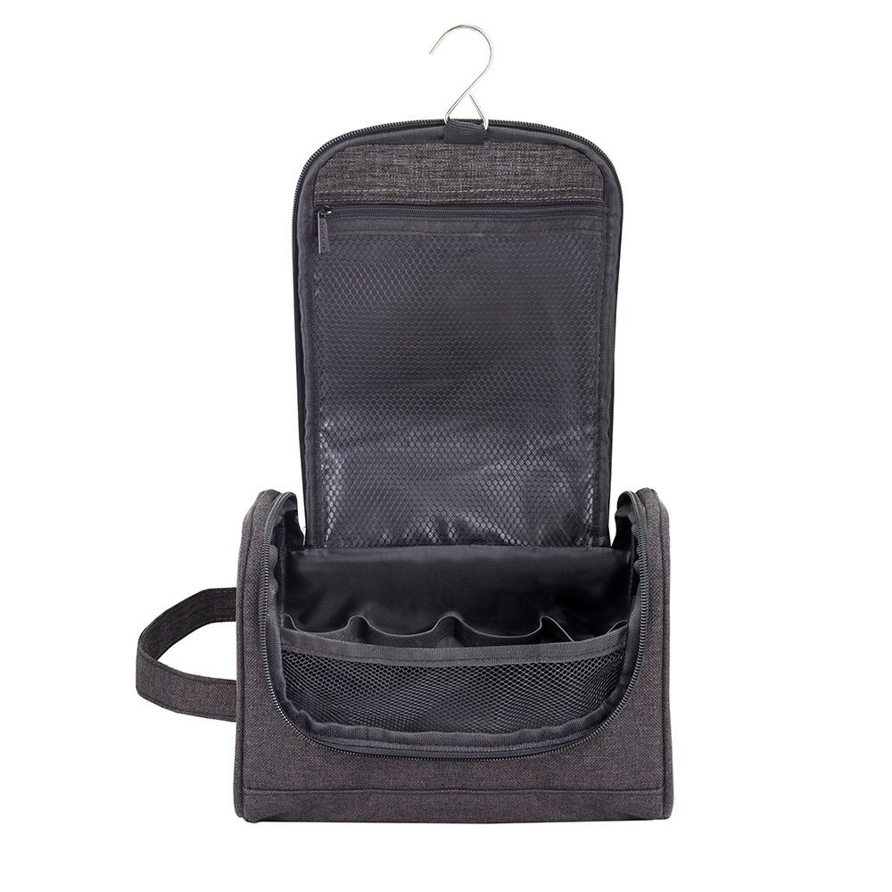 Necessaire de Viagem c/ Gancho Preto Preto 4
