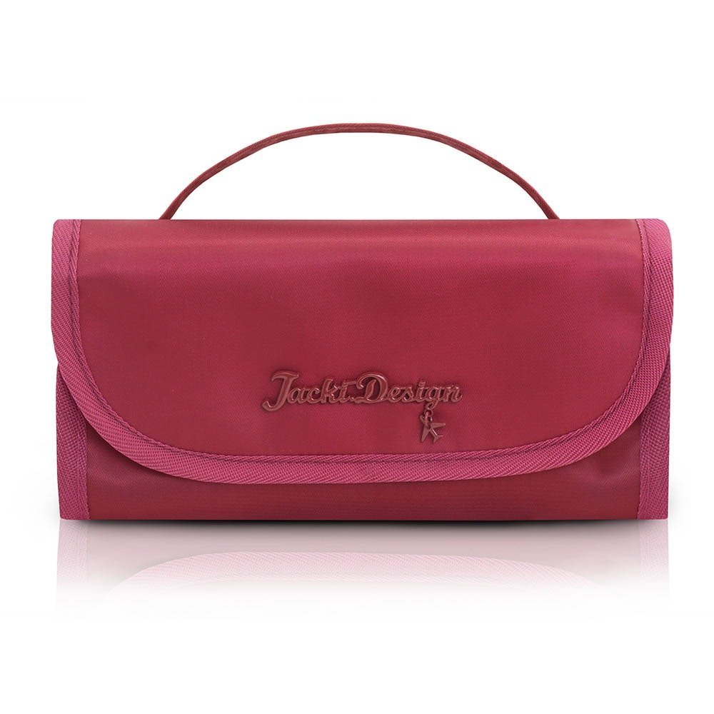 Necessaire Rocambole - Premium Vermelho Escuro Preto 6