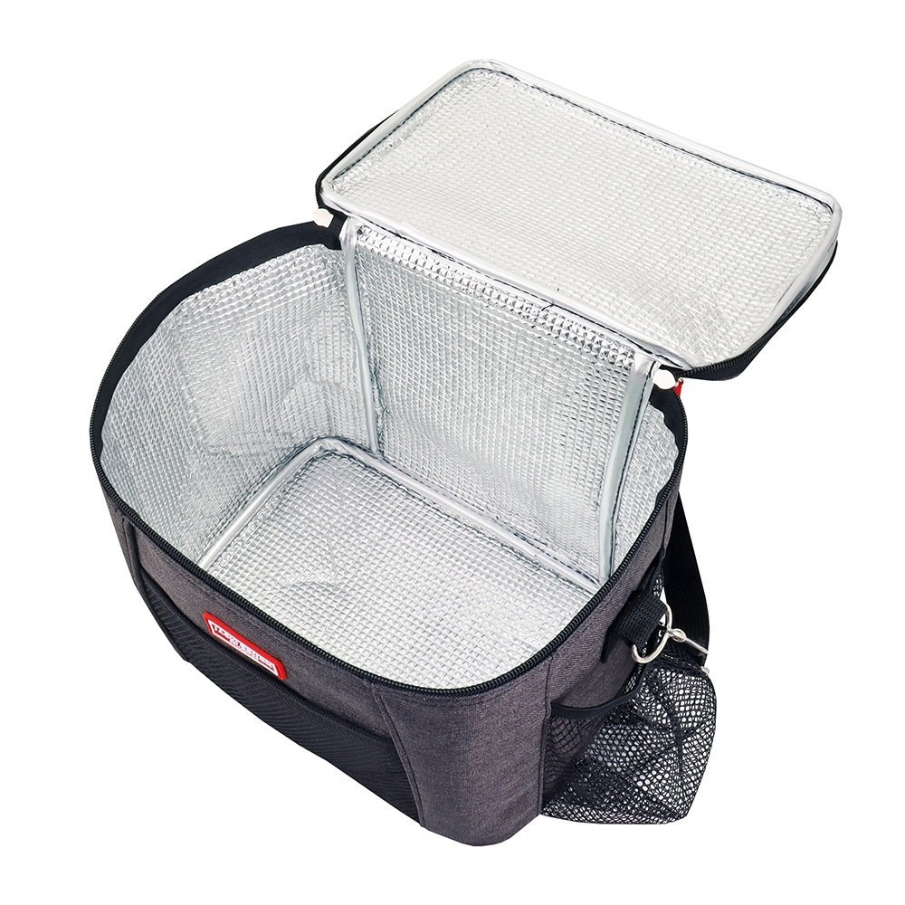 Bolsa Térmica  G - 10L Vibe Cinza Preto 6