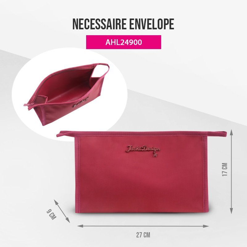 Necessaire Envelope - Premium Vermelho Escuro Vermelho 3