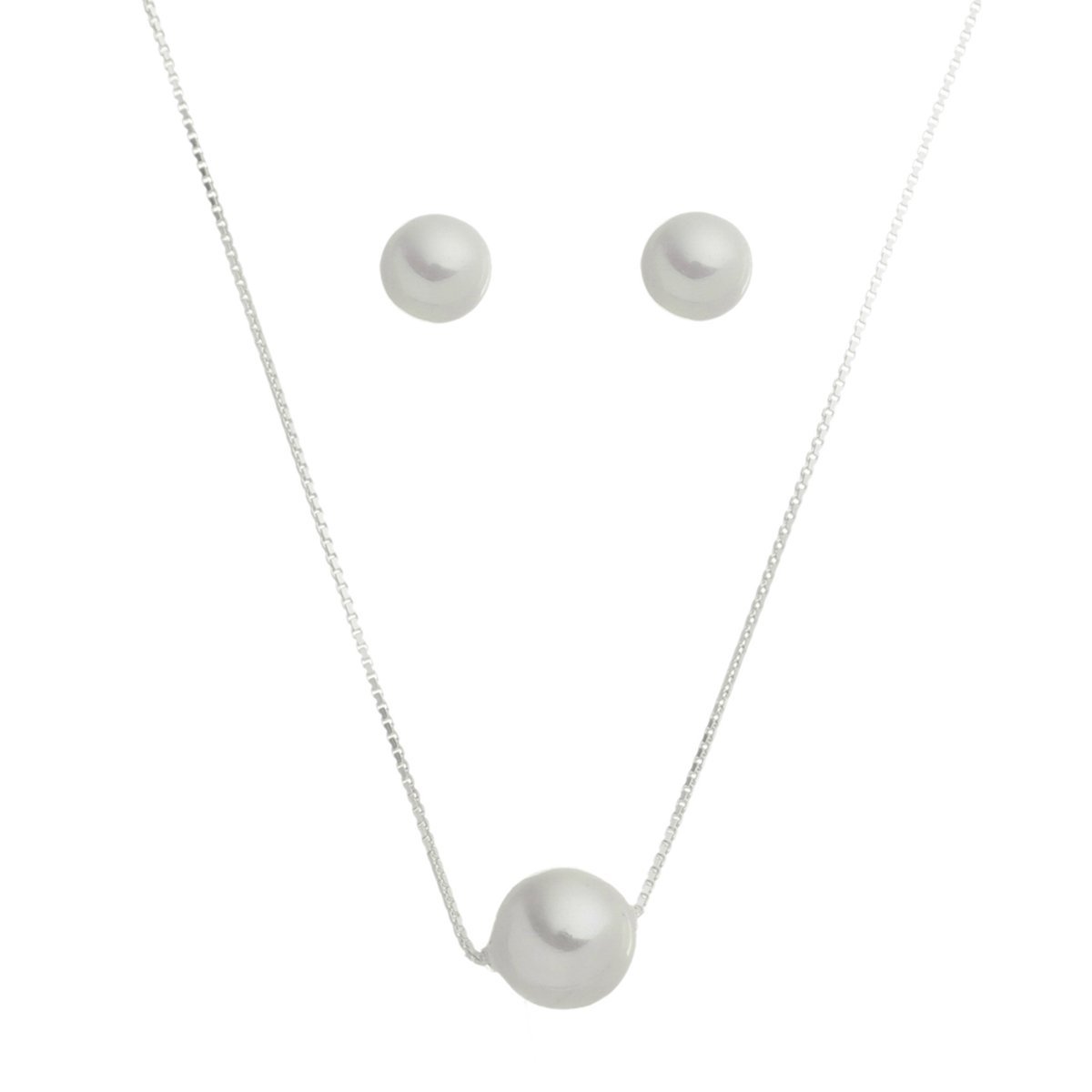 Conjunto Prata 925 Pérola