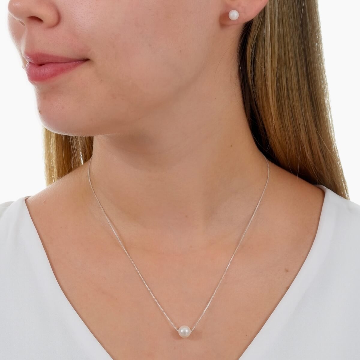 Conjunto Prata 925 Pérola Prata 2