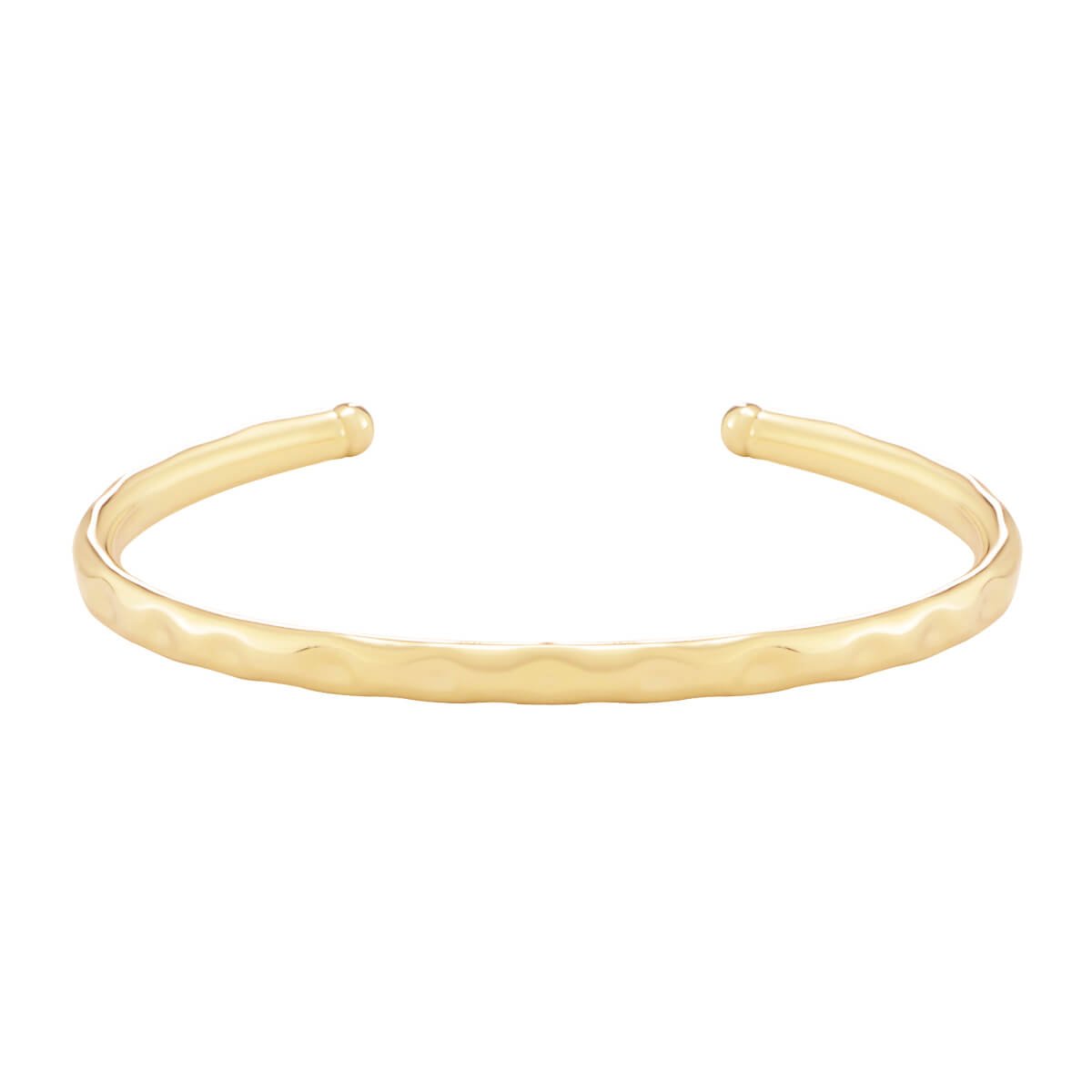 Bracelete Folheado a Ouro 18k Aro Detalhes Textura