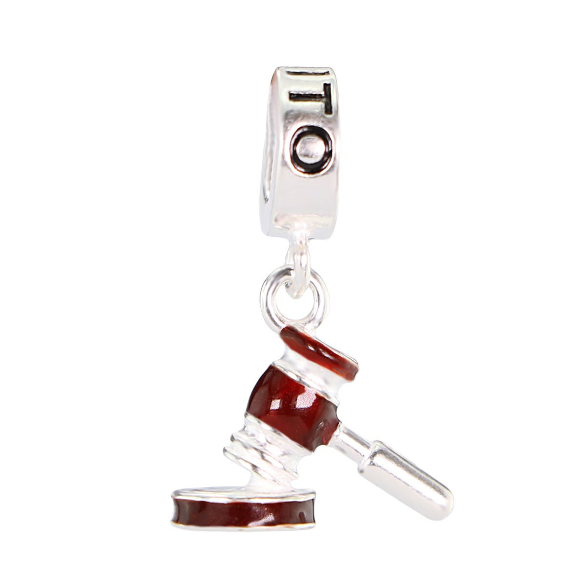 Berloque Prata 925 Símbolo Direito Martelo Prata 1