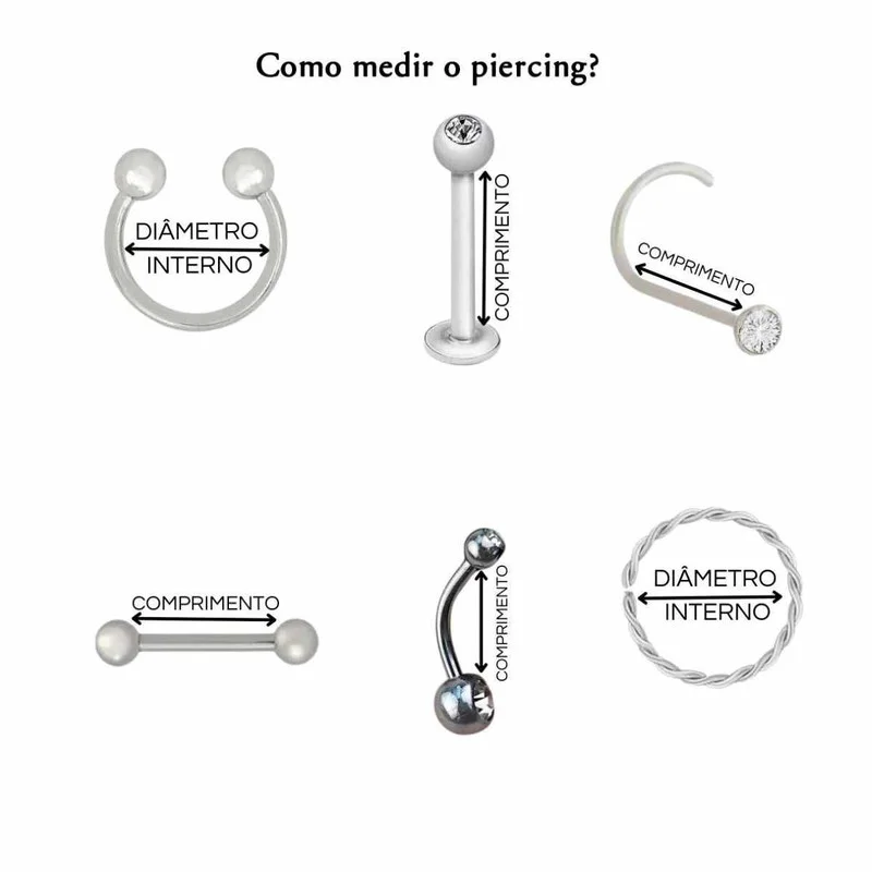 Piercing Cartilagem Folheado a Ouro 18k Losangos Zircônia Dourado 2