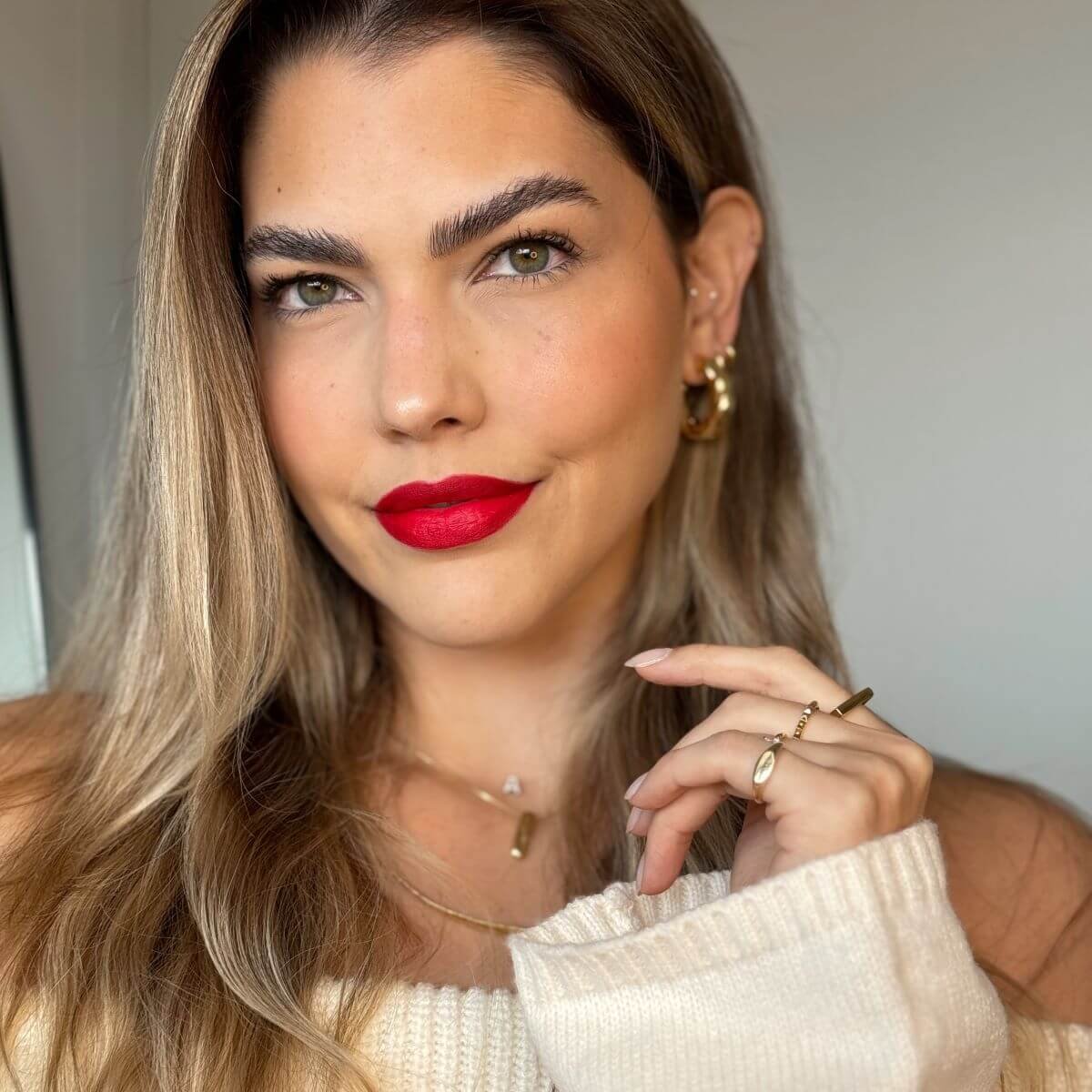 Anel Folheado a Ouro 18k Regulável Oval Liso Dourado 2