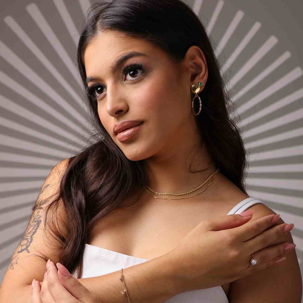 Colar Folheado a Ouro 18k Duplo Cordão Baiano e Veneziana Ouro 18k 3