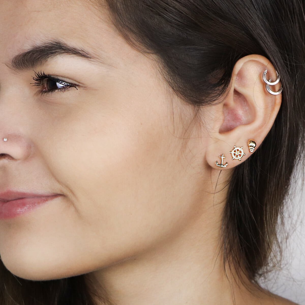 Brinco Folheado a Ouro 18k Timão Dourado 2