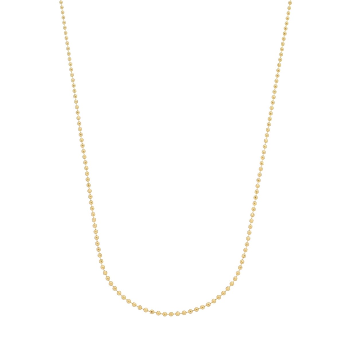 Colar Folheado a Ouro 18k Aro Bolinhas Pequenas