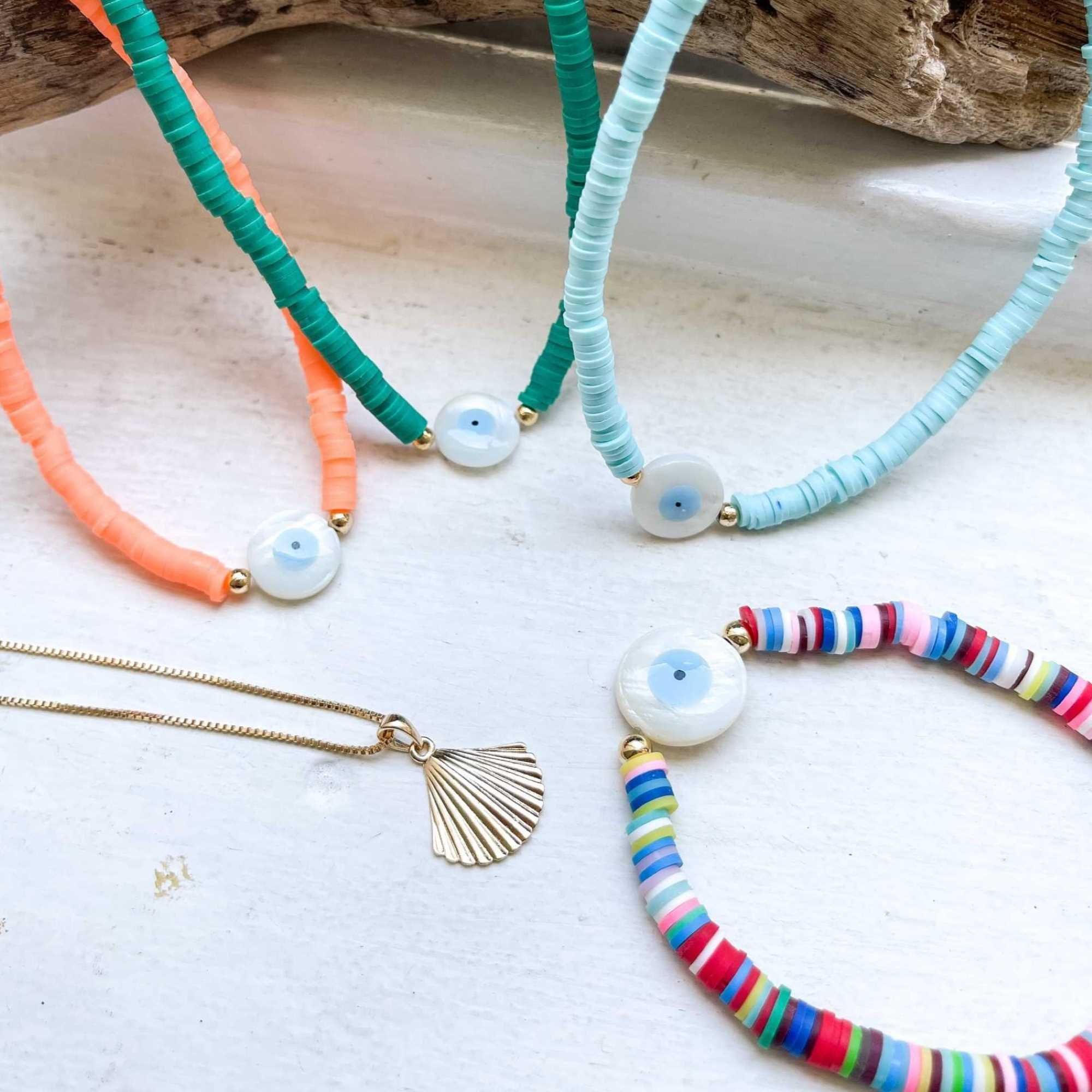 Colar Folheado a Ouro 18k Concha Ouro 18k 8