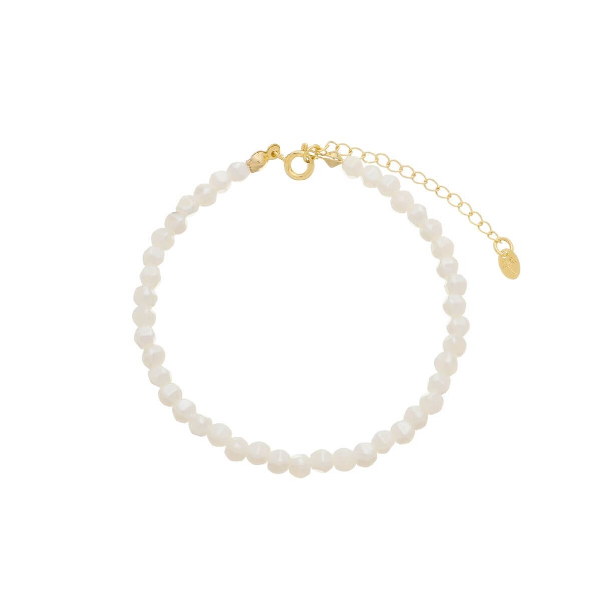 Pulseira Folheado a Ouro 18k Pérola Barroca Dourado 1