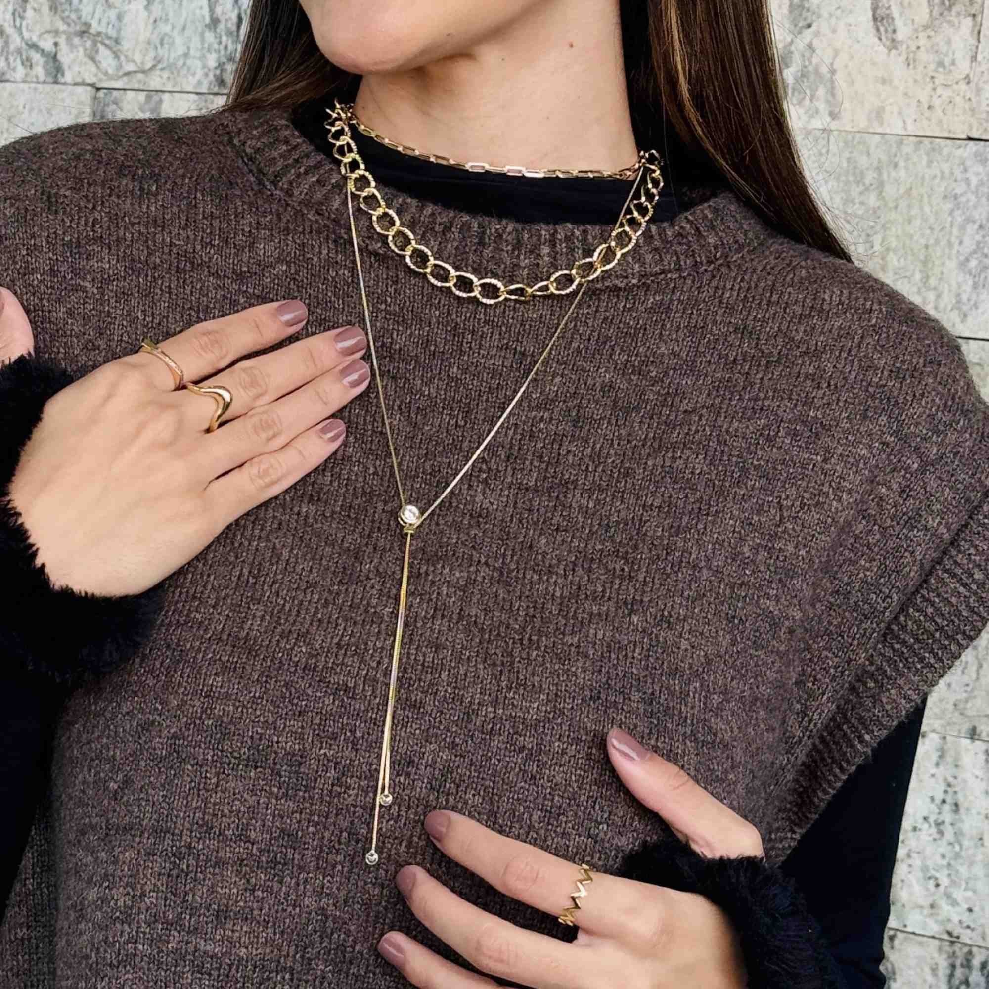 Anel Folheado a Ouro 18k V Orgânico Ouro 18k 5