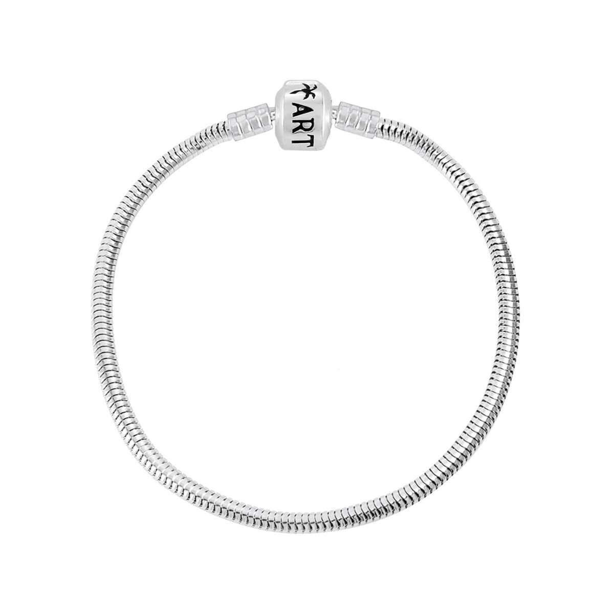 Pulseira Prata 925 para Berloque Corrente Rígida ArtCoco