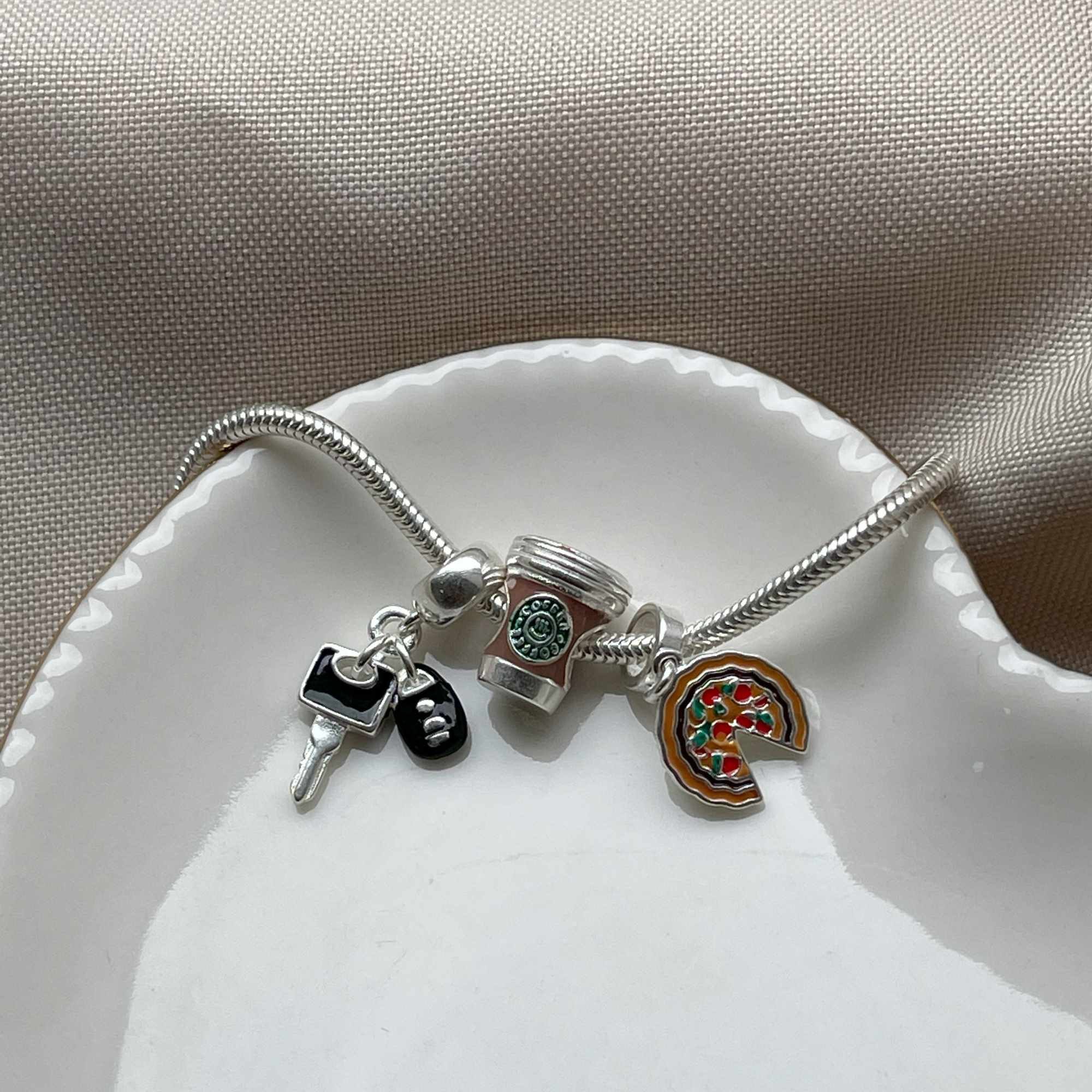 Berloque Prata 925 Chave de Carro Prata 6