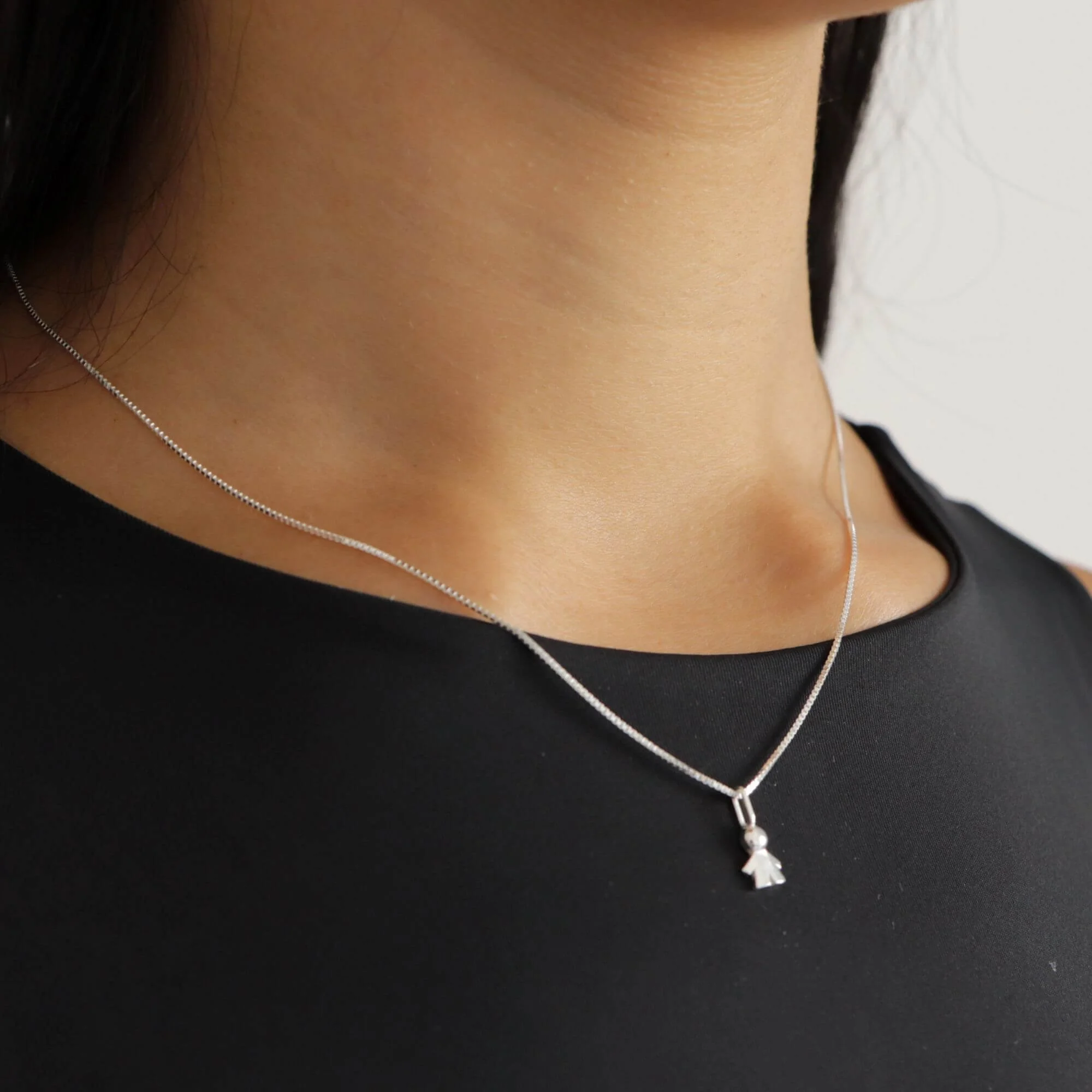 Colar Prata 925 Pingente Filho Lisa PP Prata 3
