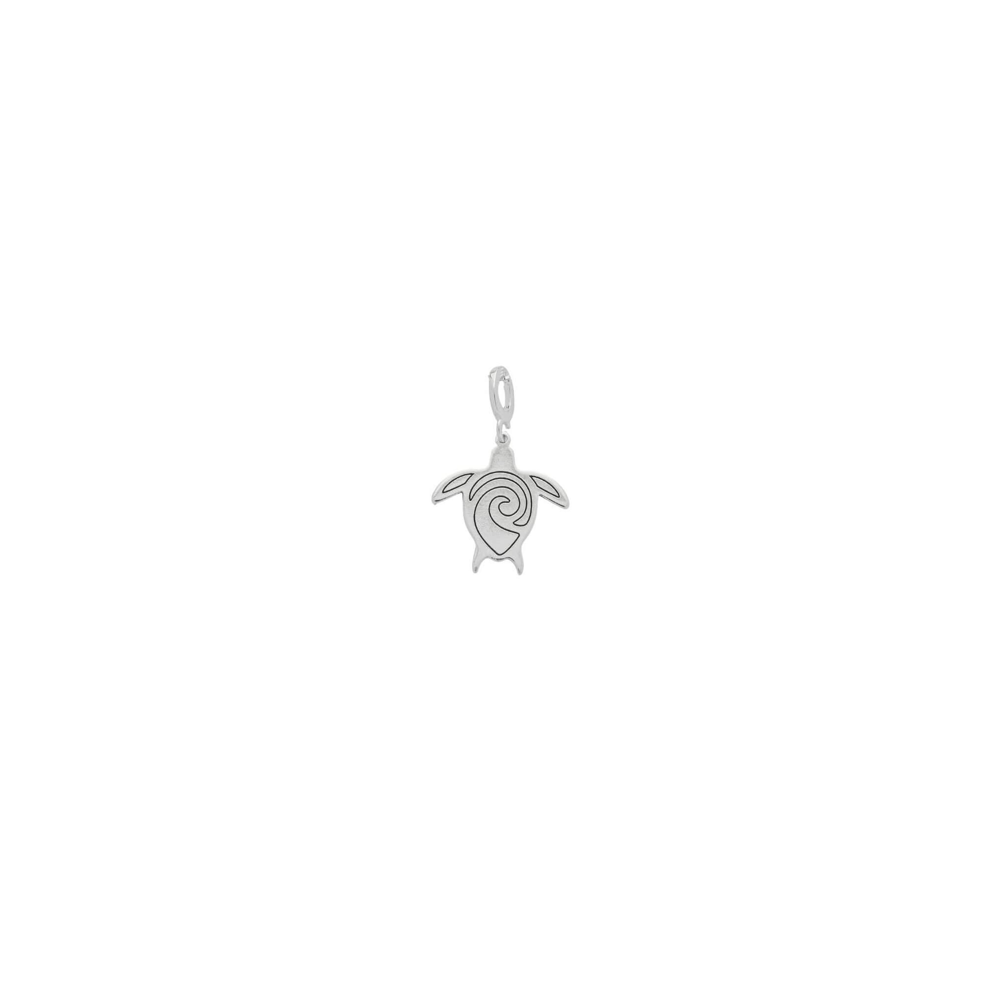 Pingente Prata 925 Tartaruga Marítima Detalhes