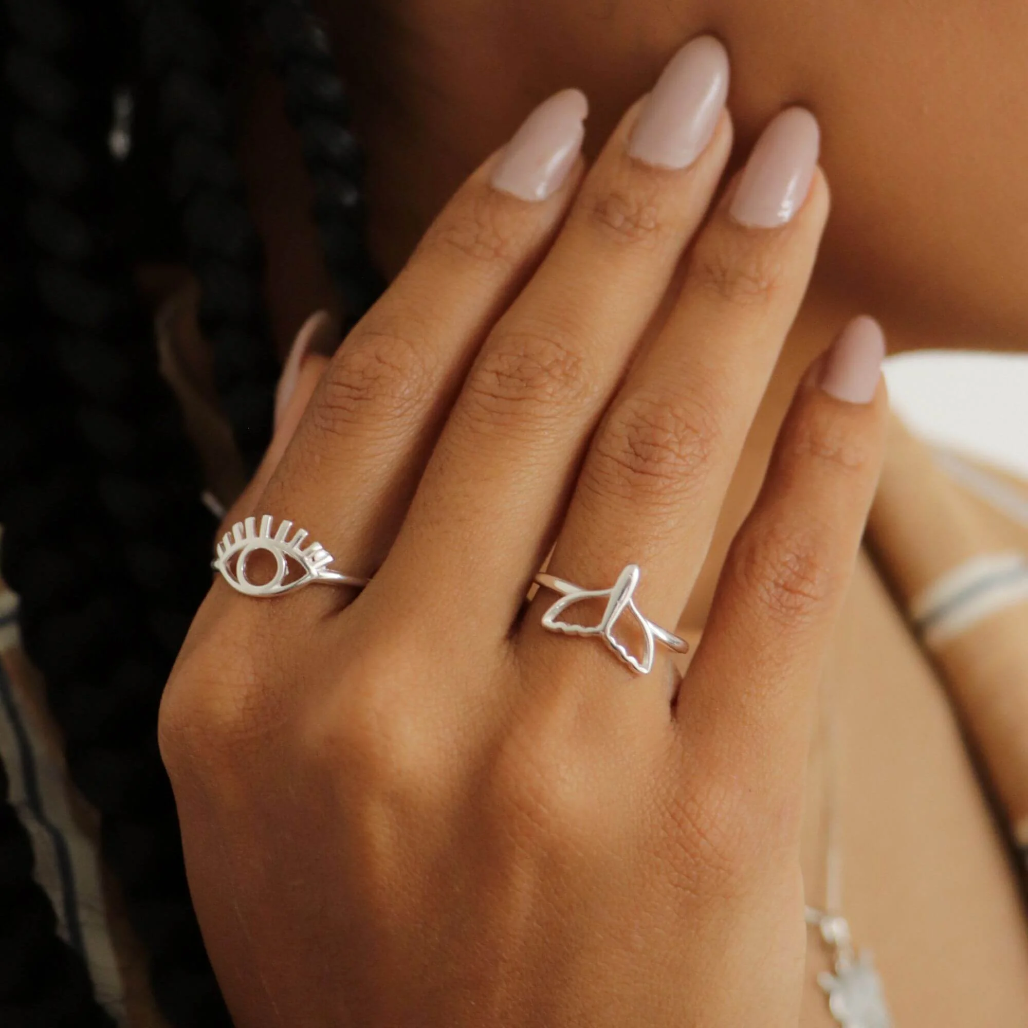 Anel Prata 925 Rabo de Baleia Vazado Prata 925 2