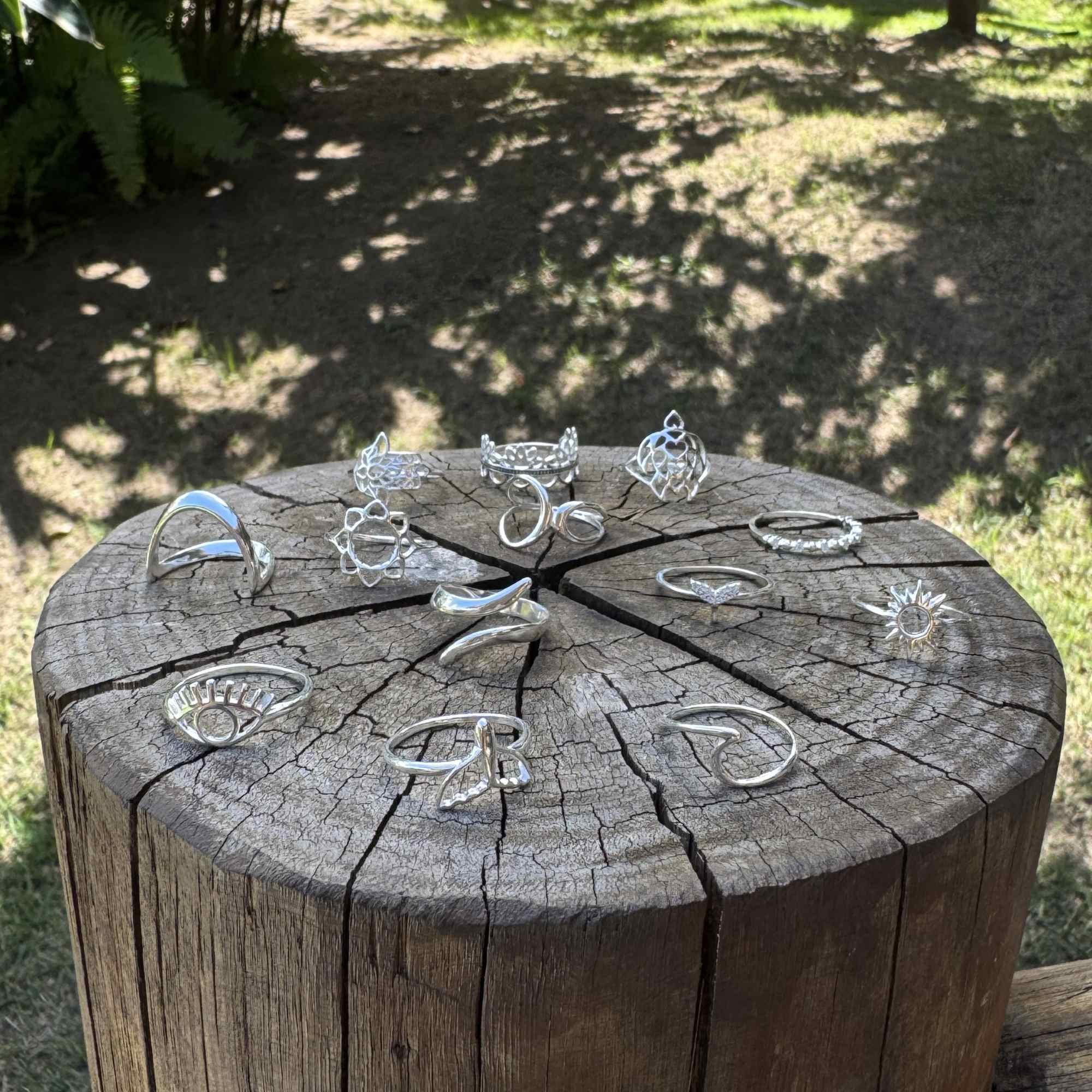 Anel Prata 925 Sol Detalhes Prata 925 8