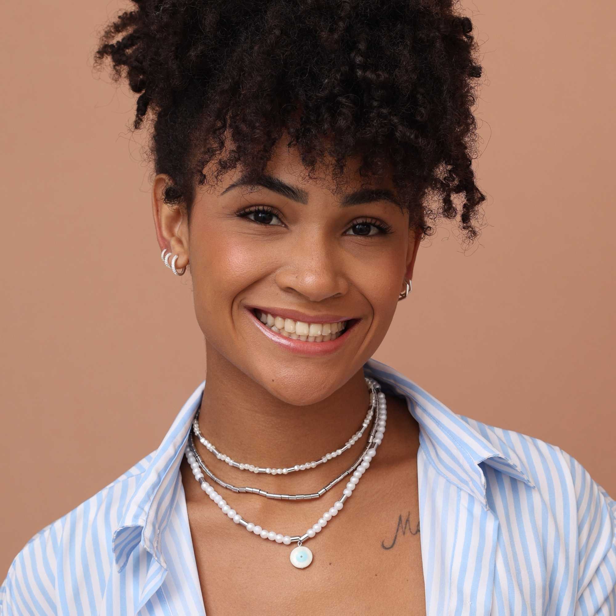 Choker Folheado a Ródio Canutilhos Prata 2