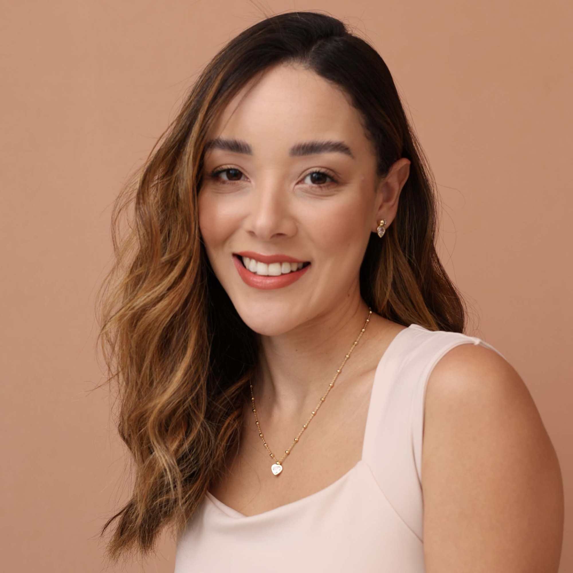 Conjunto Folheado a Ouro 18k Bolinha e Zircônia Coração G Dourado 3