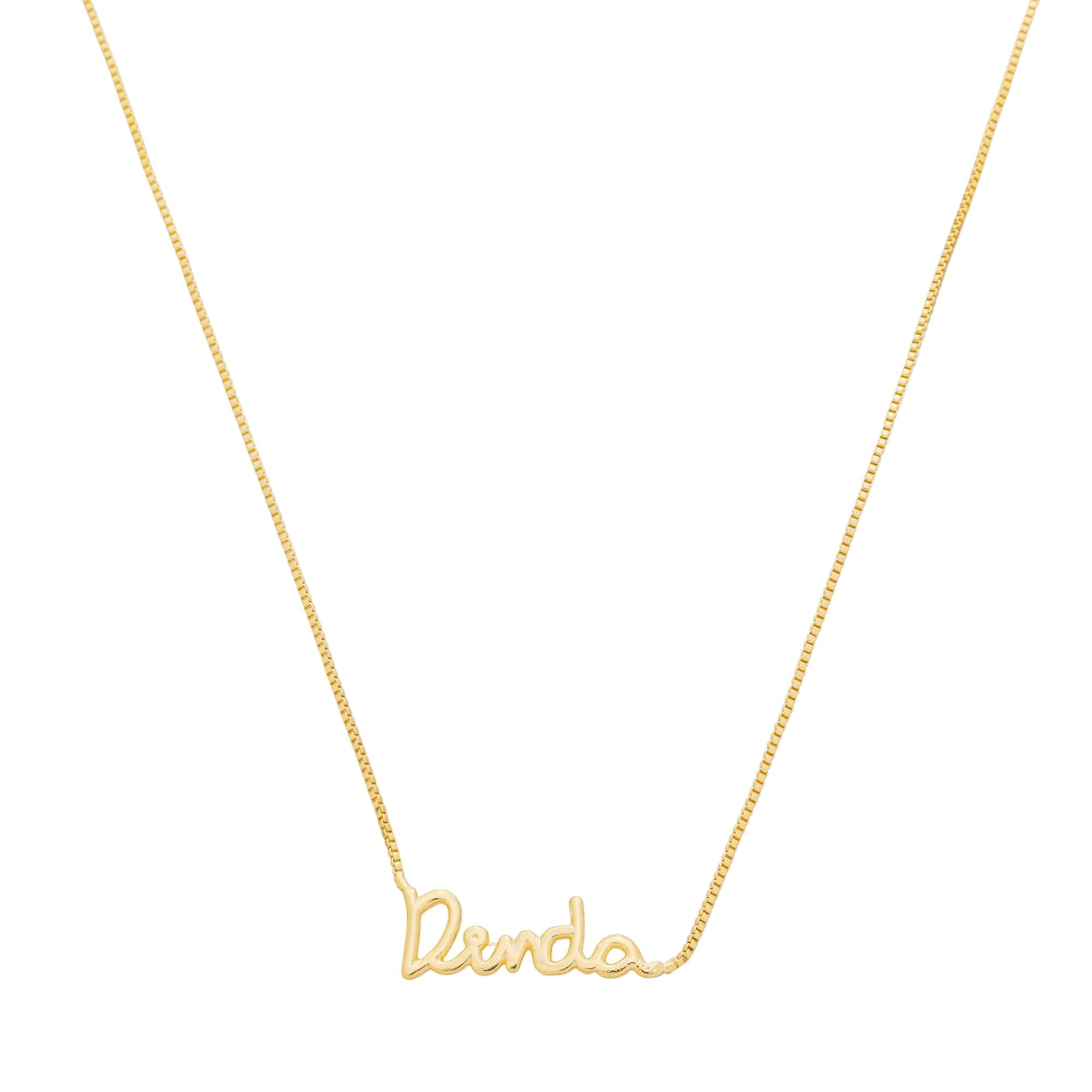 Colar Folheado a Ouro 18k Dinda