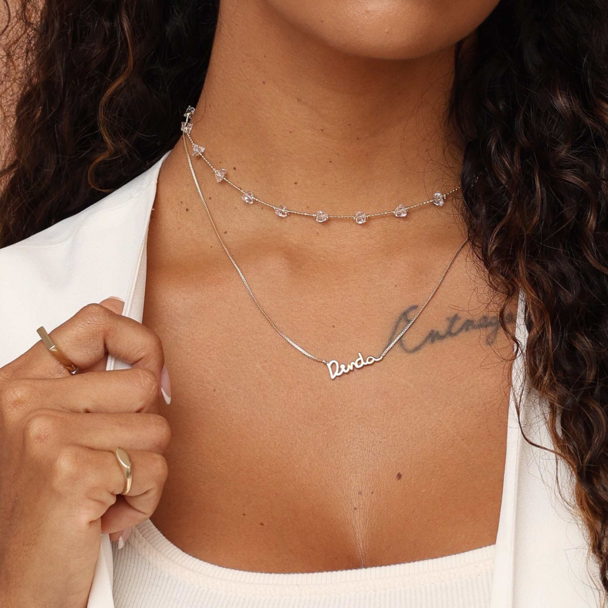 Colar Folheado a Ouro 18k Dinda Dourado 2