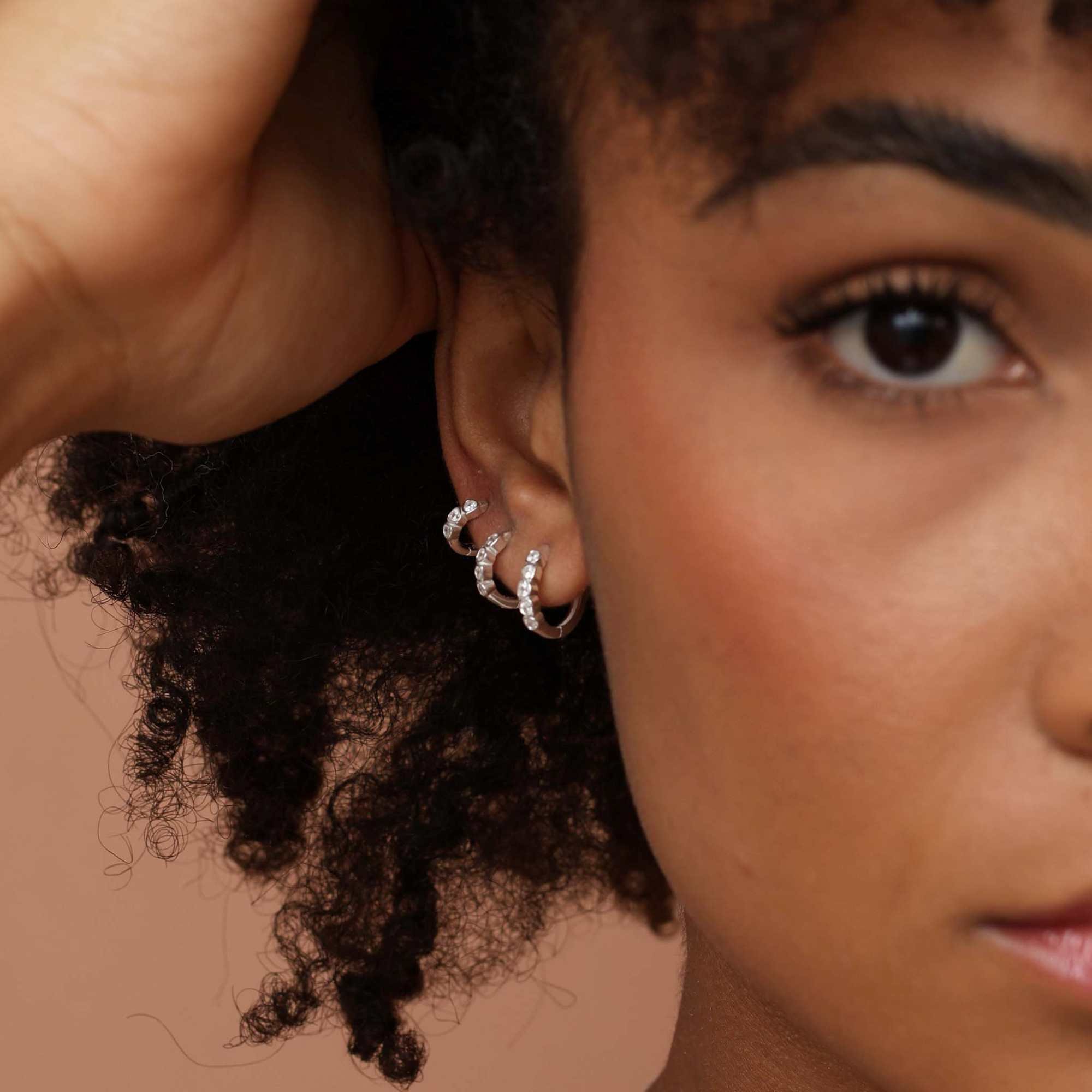 Argolinha Prata 925 Aro Zircônia Coração G Prata 2