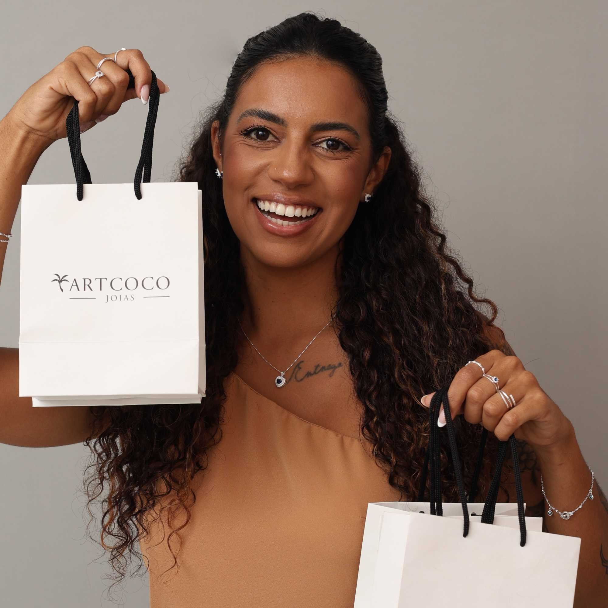 Anel Prata 925 Solitário Flor Cravejada Zircônia Azul Aro Duplo Prata 5