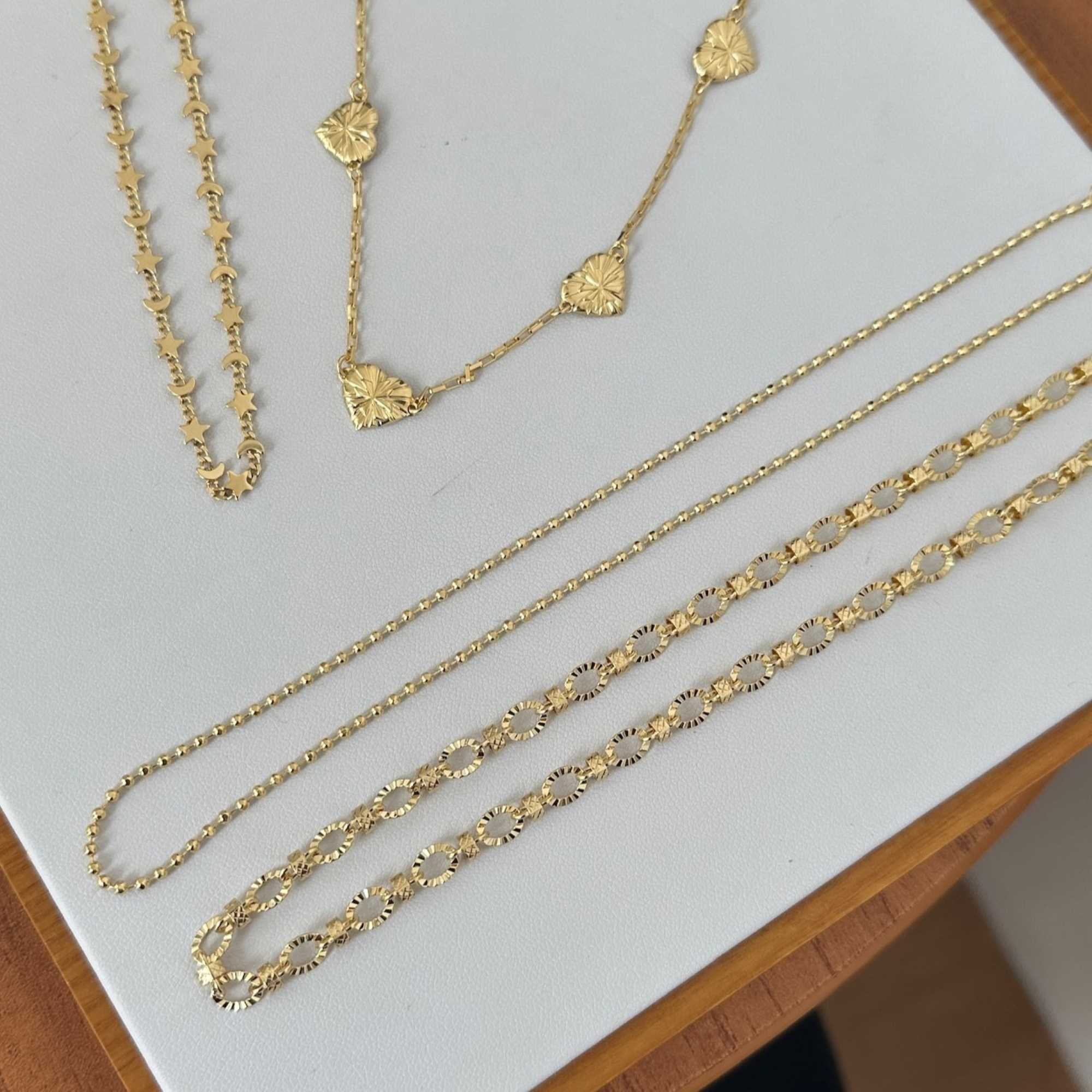 Gargantilha Folheado a Ouro 18k Corrente Bolinhas 2mm Dourado 5