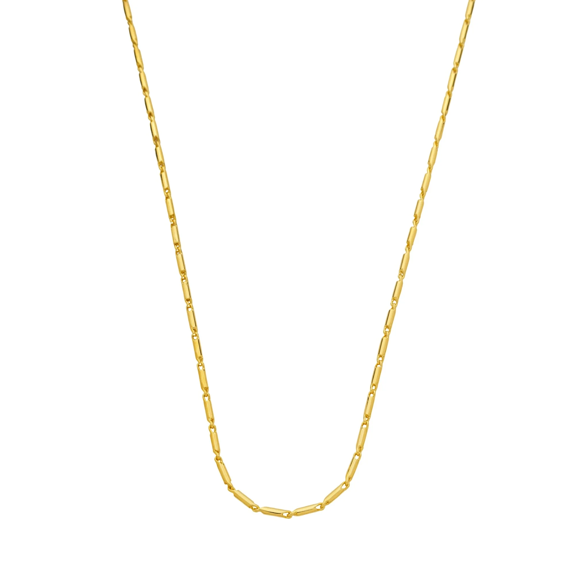 Gargantilha Folheado a Ouro 18k Mini Canutilhos 2mm