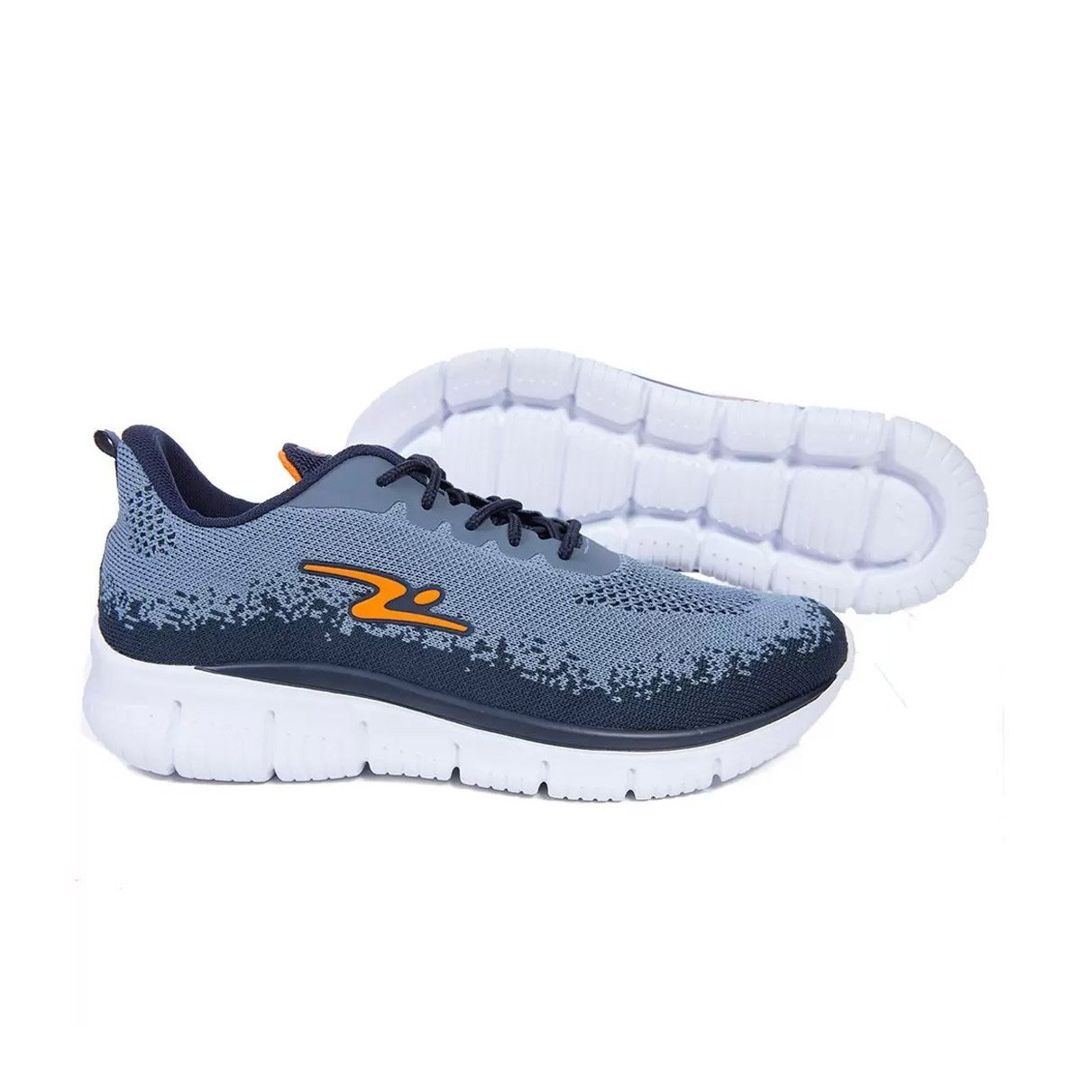 Tênis Esportivo Estampado Adrun Azul 3