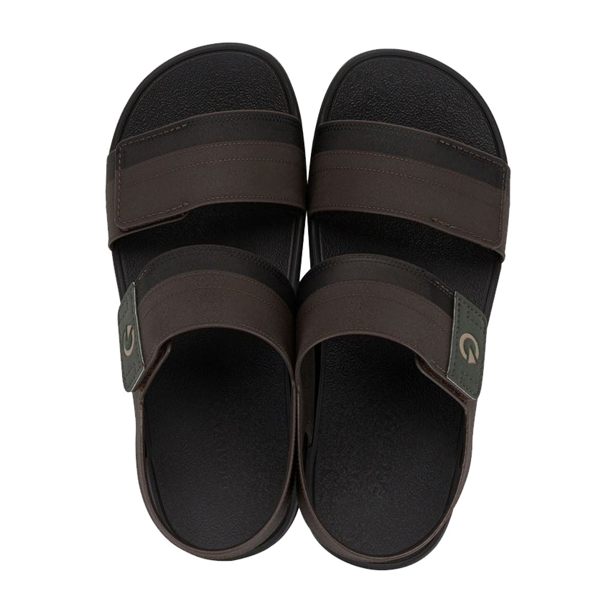 Sandália Slide Masculino Dakar II Cartago Marrom 1