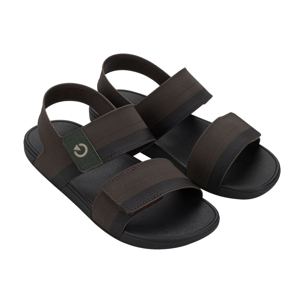 Sandália Slide Masculino Dakar II Cartago Marrom 2