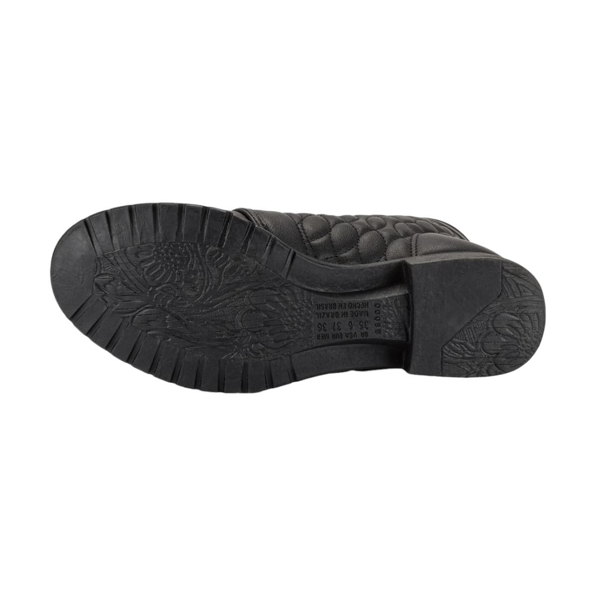 Bota Cano Curto Salto Baixo Feminina Dakota Preto 6