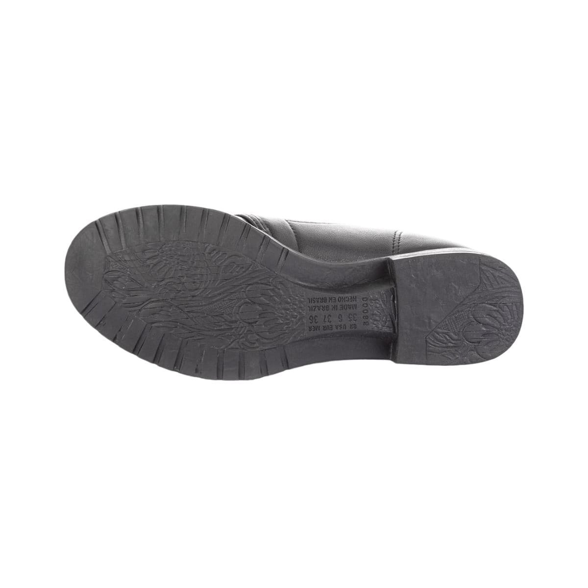 Bota Coturno Salto Baixo Feminina Dakota Preto 7