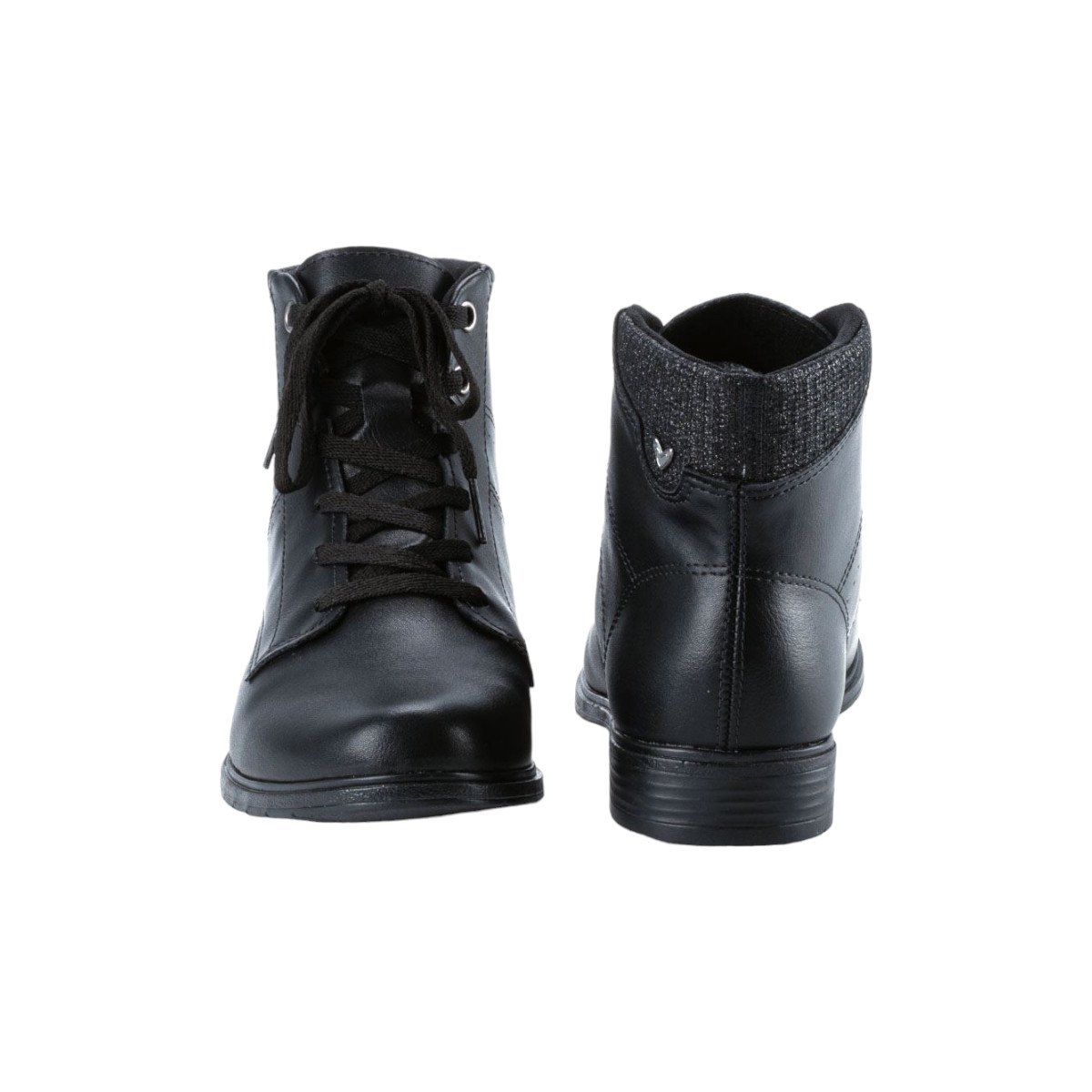 Bota Cano Curto Conforto Feminina Mississipi Preto 3