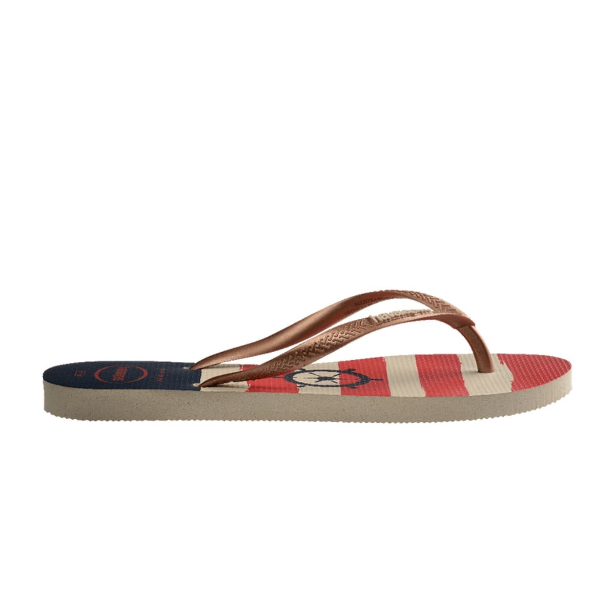 Chinelo de Dedo Feminino Slim Nautical Havaianas Multicores 3