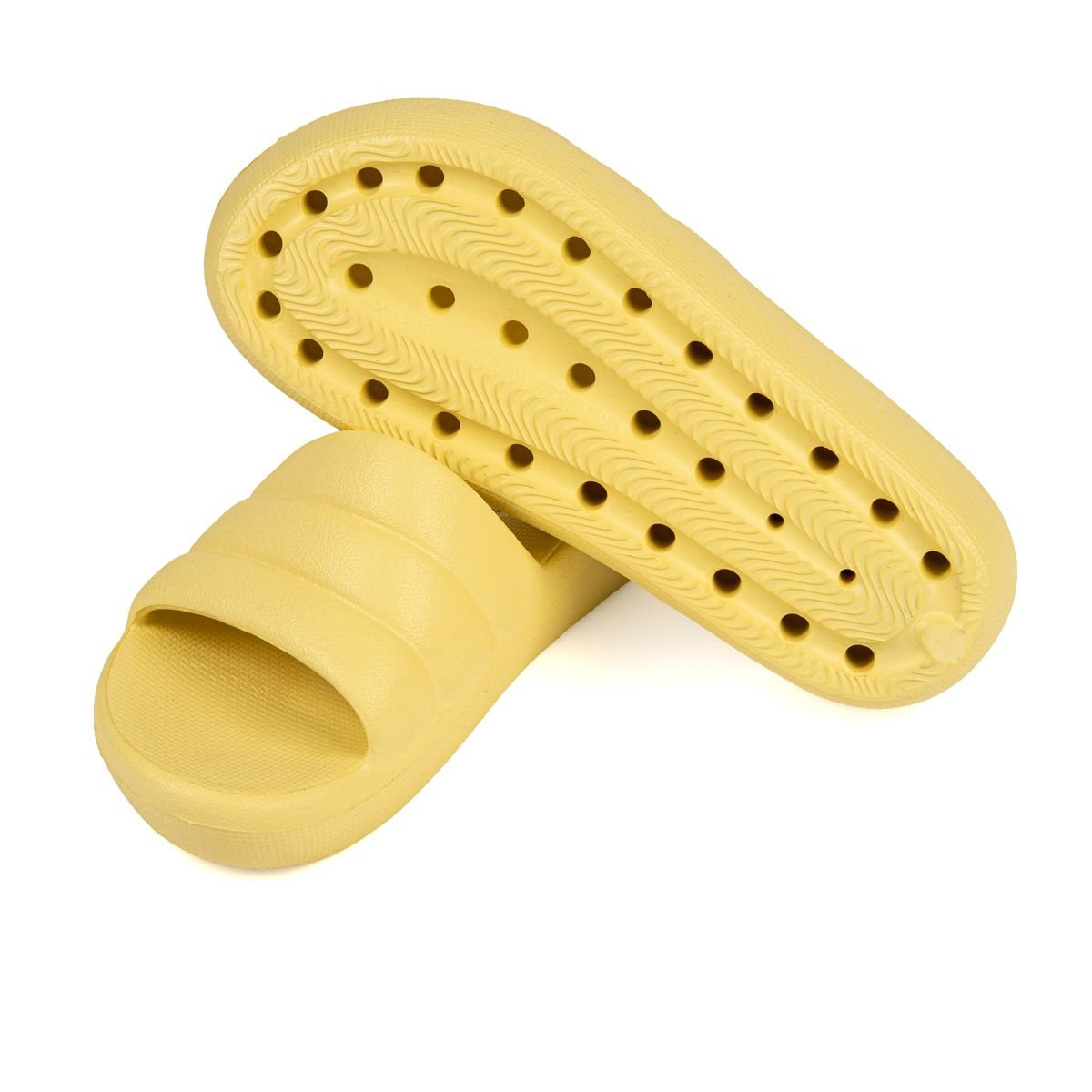 Chinelo de Dedo Slide Feminino Marshmallow Piccadilly Amarelo 4