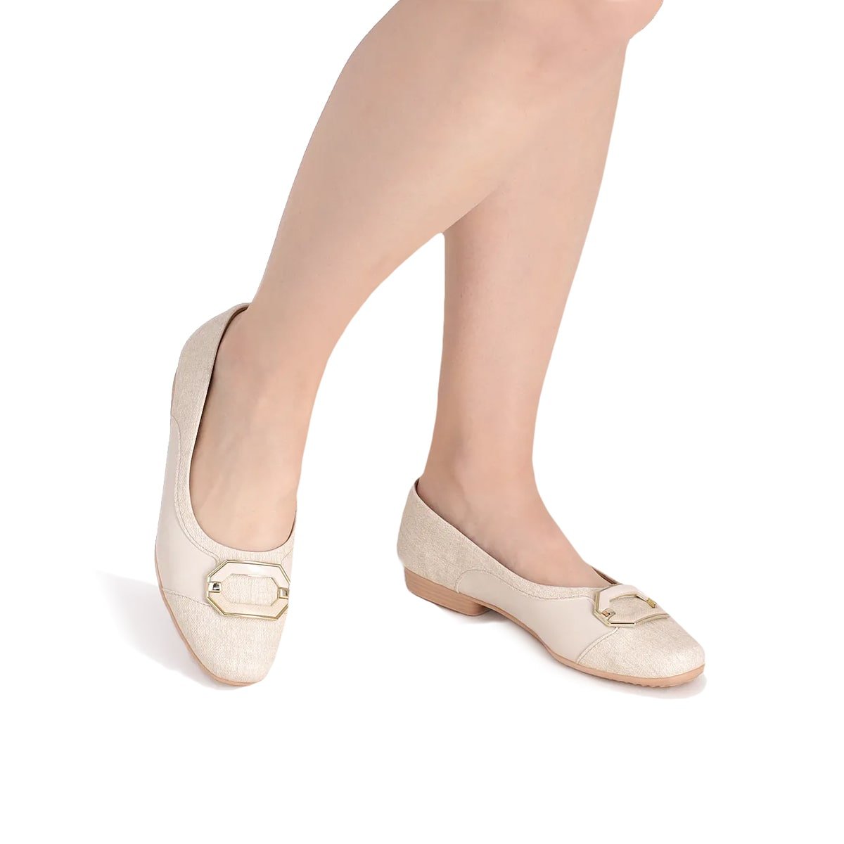 Sapatilha Salto Baixo com Acessório Feminina Piccadilly Branco 4