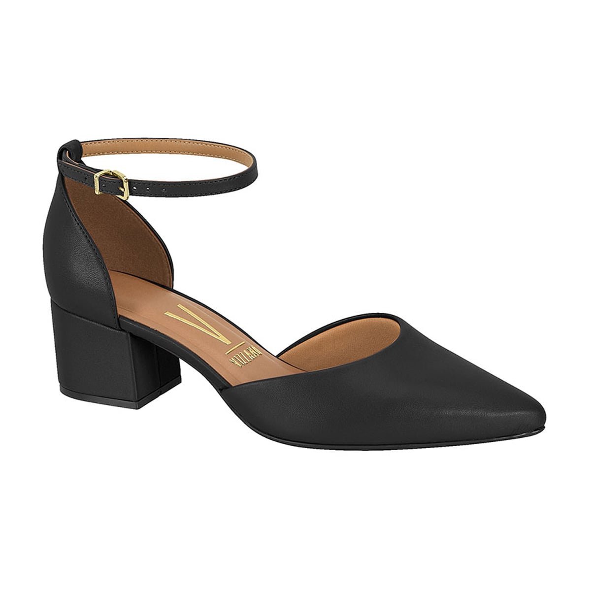 Sapato Bico Sapato Preto Fechado Feminino Bico Fino Sapato Fechado