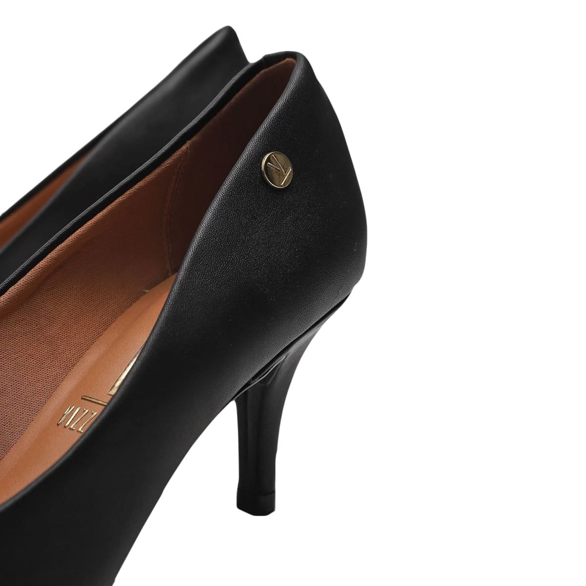 Sapato Scarpin Social Salto Baixo Feminino Vizzano Preto 4