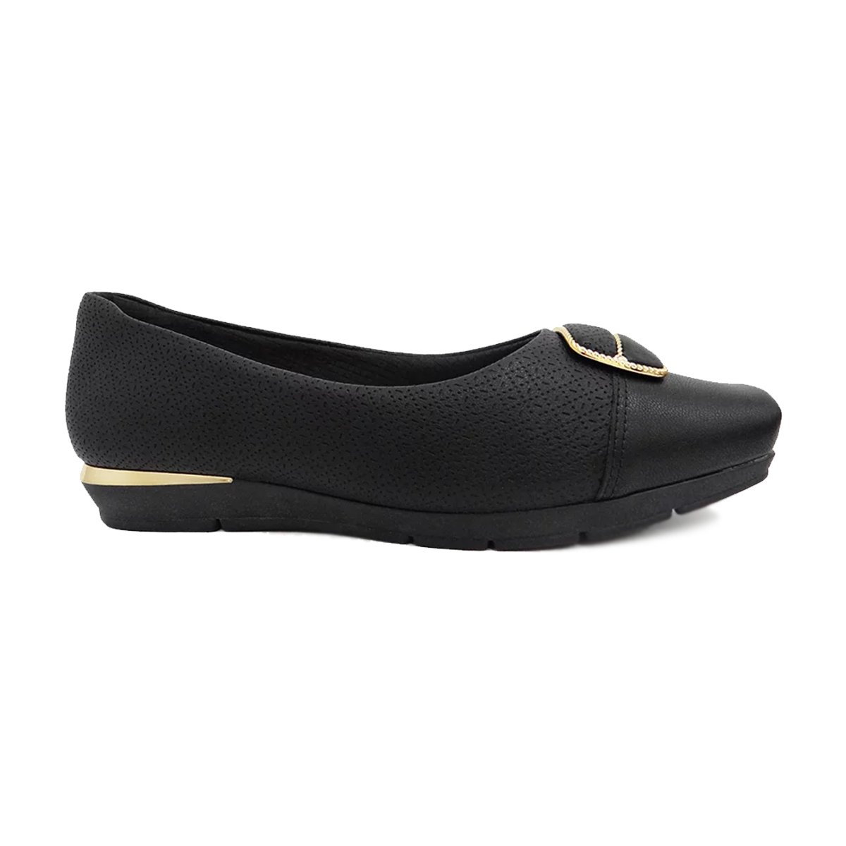 Sapato Confort Joanete Anabela Feminino Piccadilly Preto 1