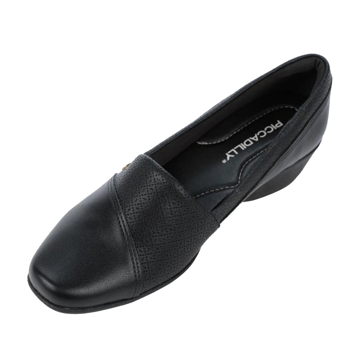 Sapato Salto Anabela Confort Feminino Piccadilly Preto 3