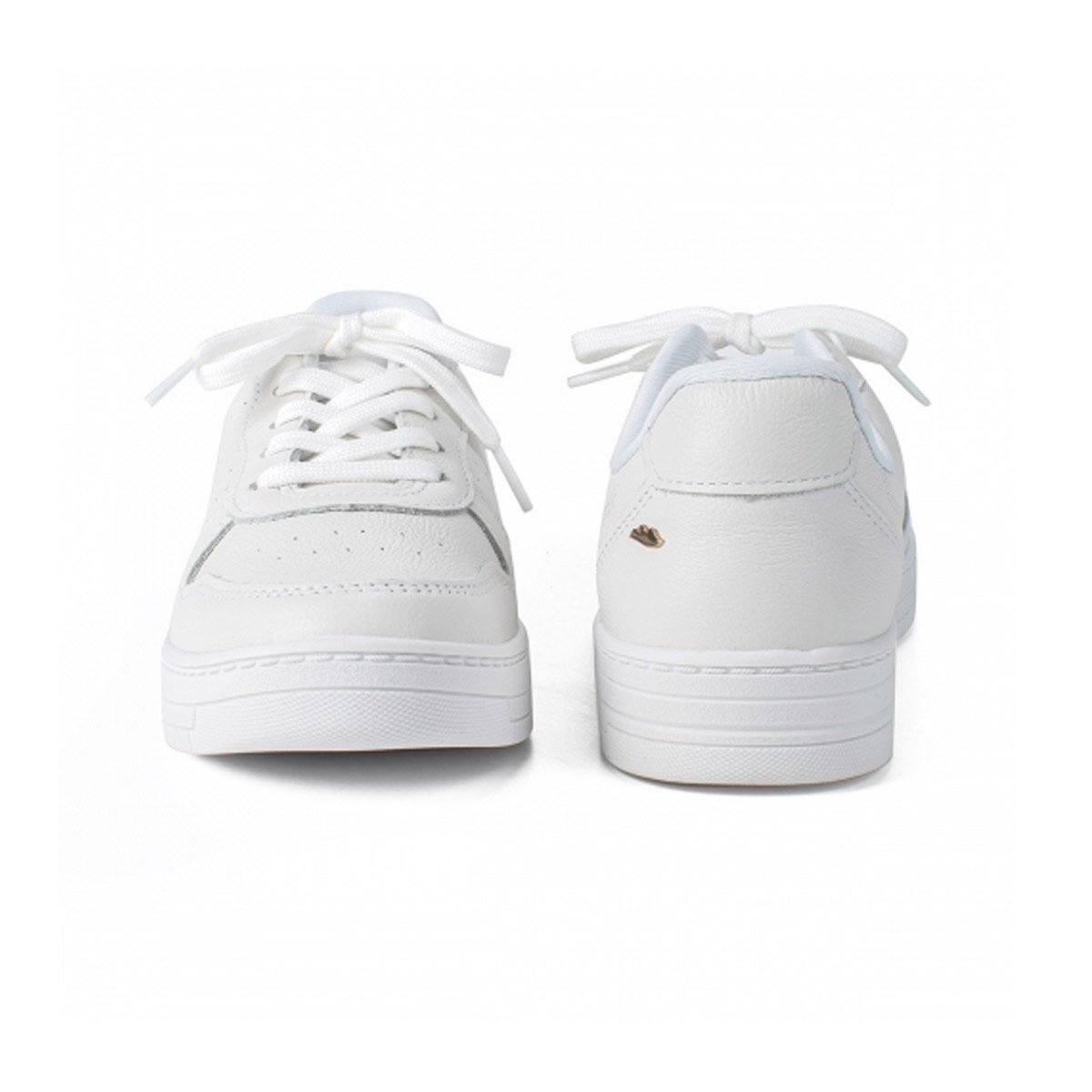 Tênis Casual Feminino Branco em Couro Dakota Branco 4
