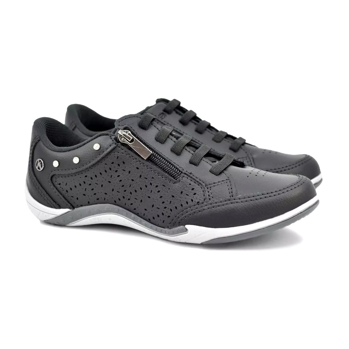 Tênis Casual Calce Fácil Feminino Kolosh Preto 4