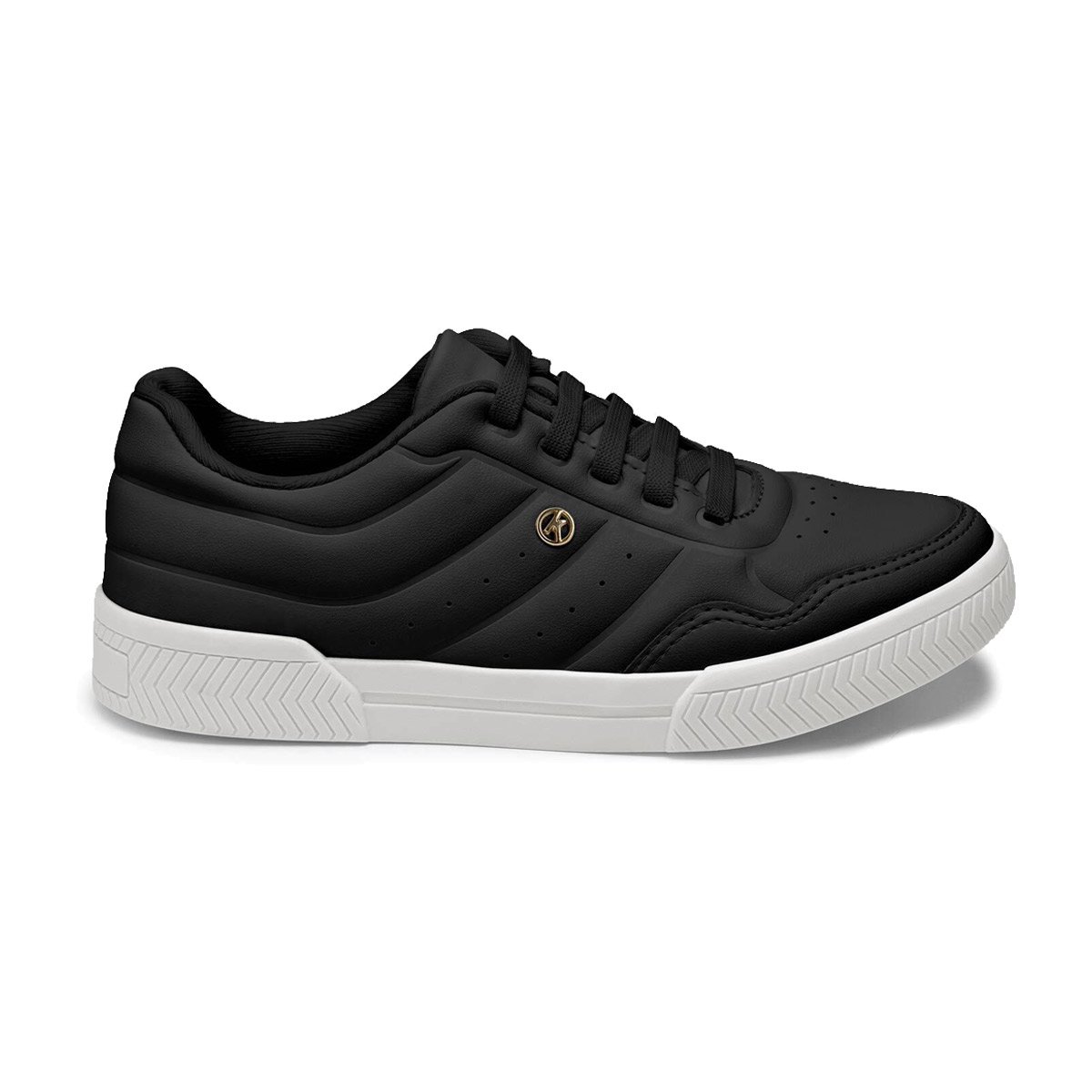 Tênis Casual Feminino Básico Calce Fácil Kolosh Preto 1