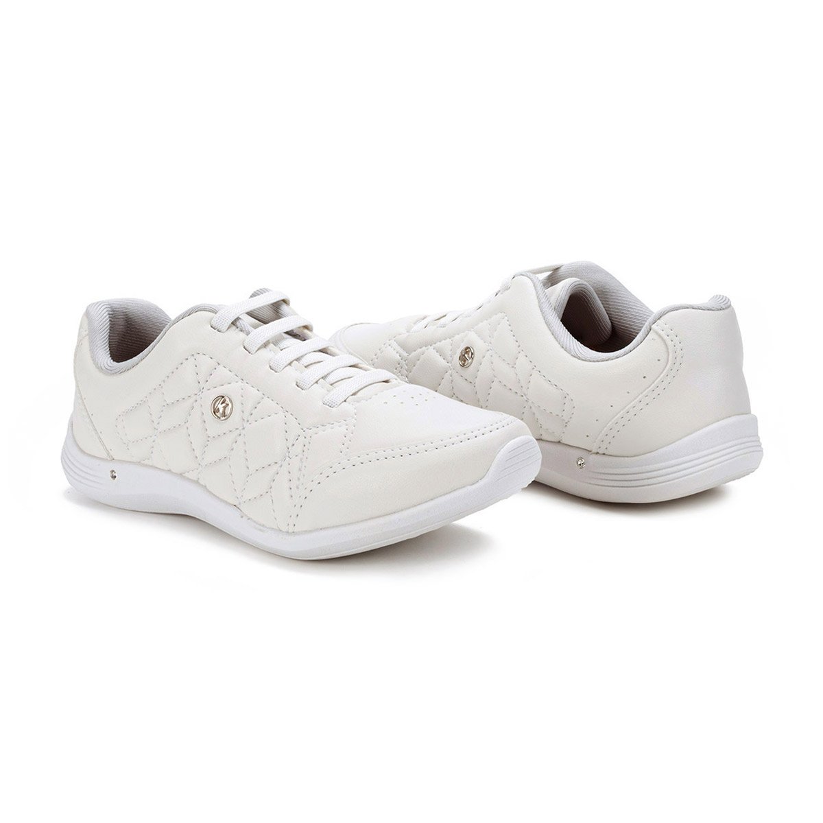 Tênis Casual Feminino Calce Fácil Kolosh Branco 2